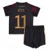 Tyskland Mario Gotze #11 Replika Babykläder Borta matchkläder barn VM 2022 Korta ärmar (+ Korta byxor)